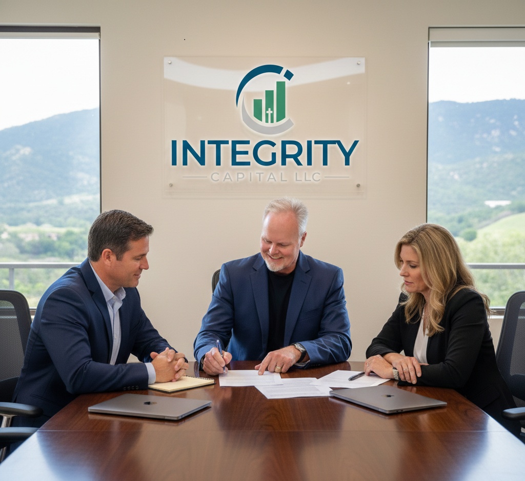 Brian Tilton working with clients at Integrity Capital Mortgage